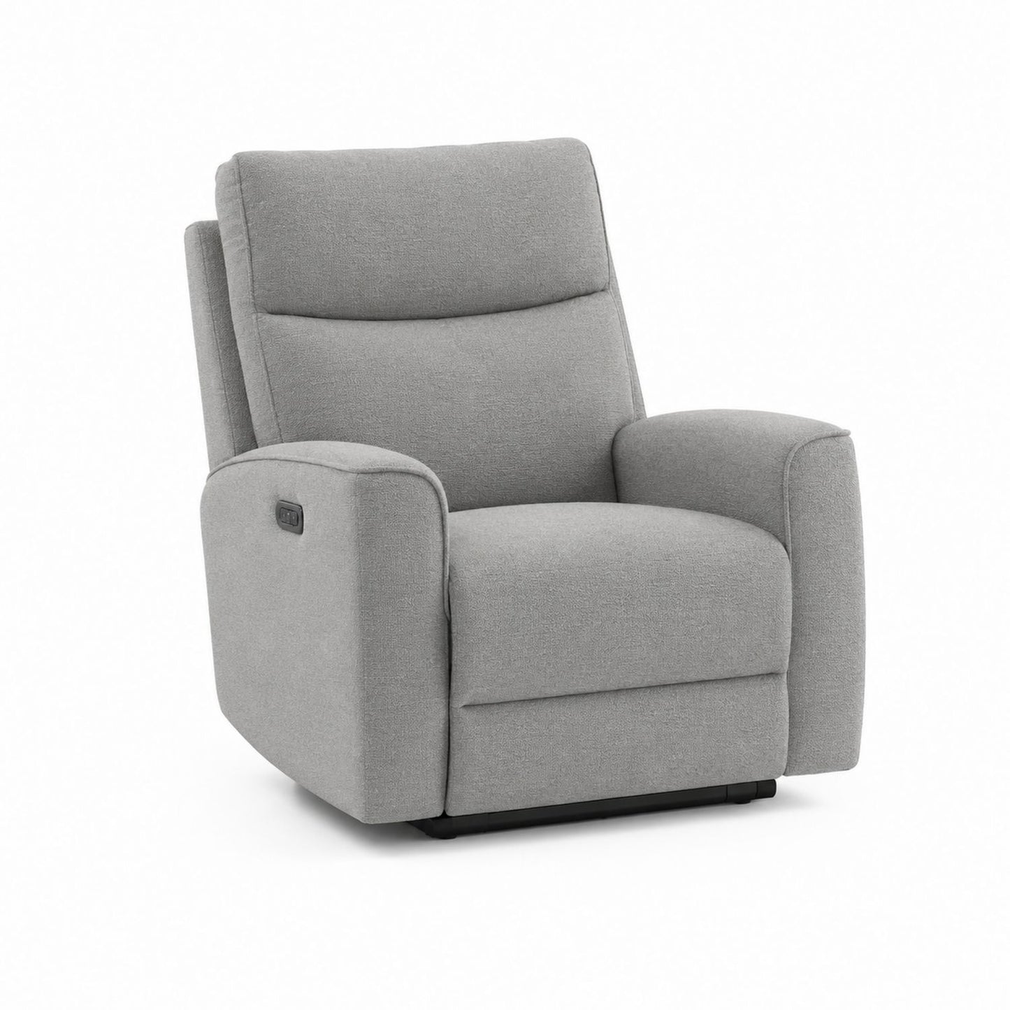 Gray Linen Fabric Electric Recliner Chair