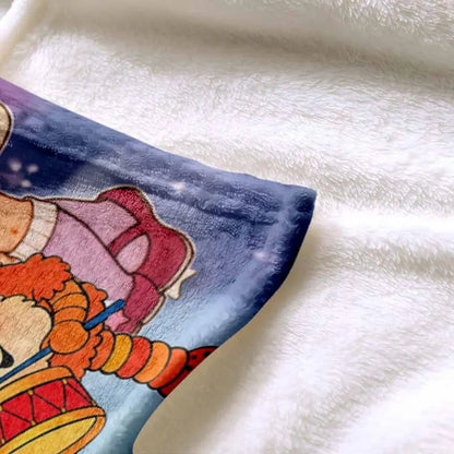 Mystic White Haired Sorcerer Flannel Blanket - Soft Plush Anime Throw, Multi-Size Textile - image 12