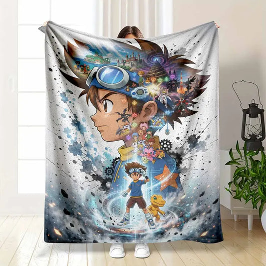 Adventure Anime Flannel Blanket Soft Warm Throw