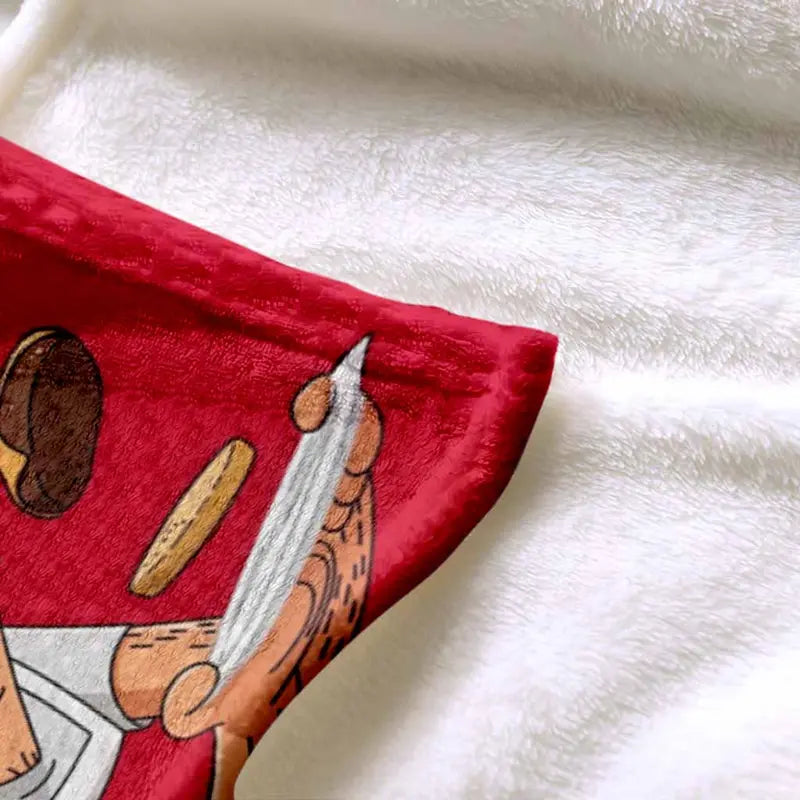 Burgers Flannel Throw Blanket, Soft Cozy Gift - image 12