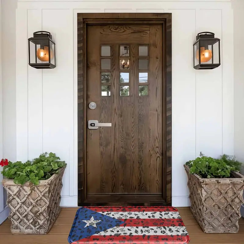 Puerto Rico Flag Area Rug Tropical Island Vibes Mat - image 8