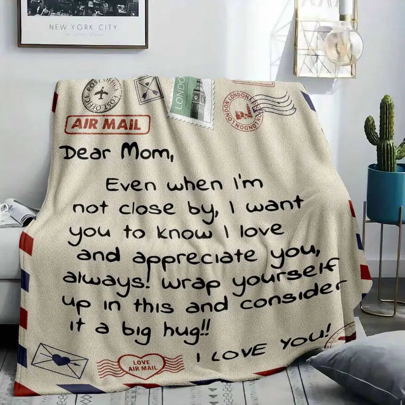 Mom's Flannel Blanket - Wrinkle-Resistant Throw (Textiles) - image 8