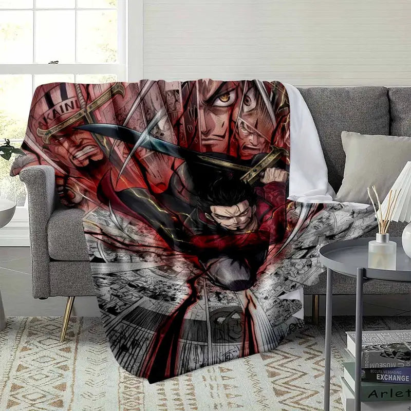 Anime & Manga Swordsman Flannel Blanket: UltraSoft - image 3