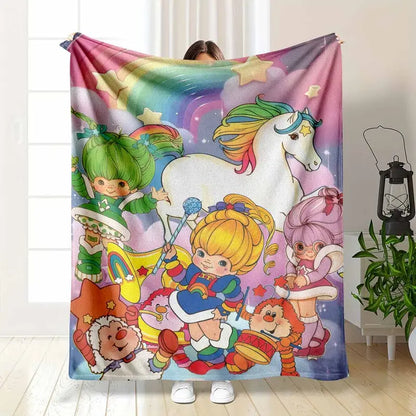 Mystic White Haired Sorcerer Flannel Blanket - Soft Plush Anime Throw, Multi-Size Textile - image 7