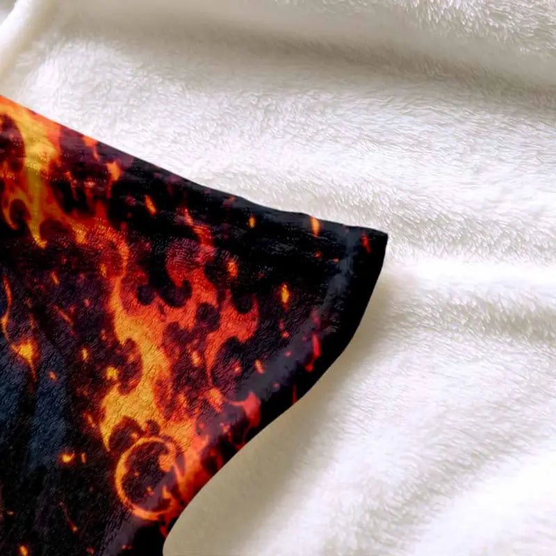Anime Battle Flannel Blanket - Fire & Ice, 60x80 Large Adult - image 12