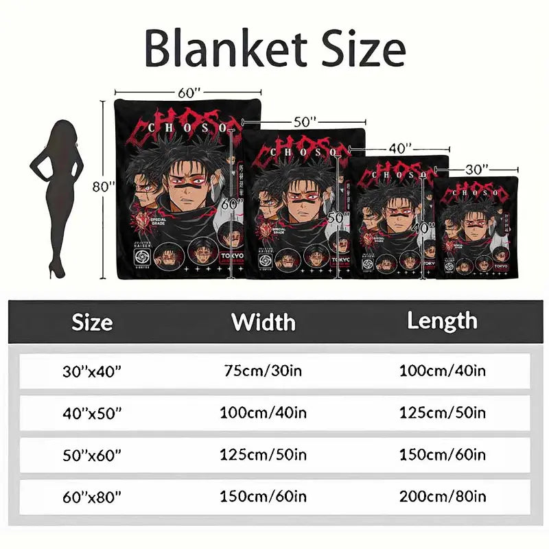 Choso Flannel Throw Blanket, Soft Lightweight 50x60 - image 10