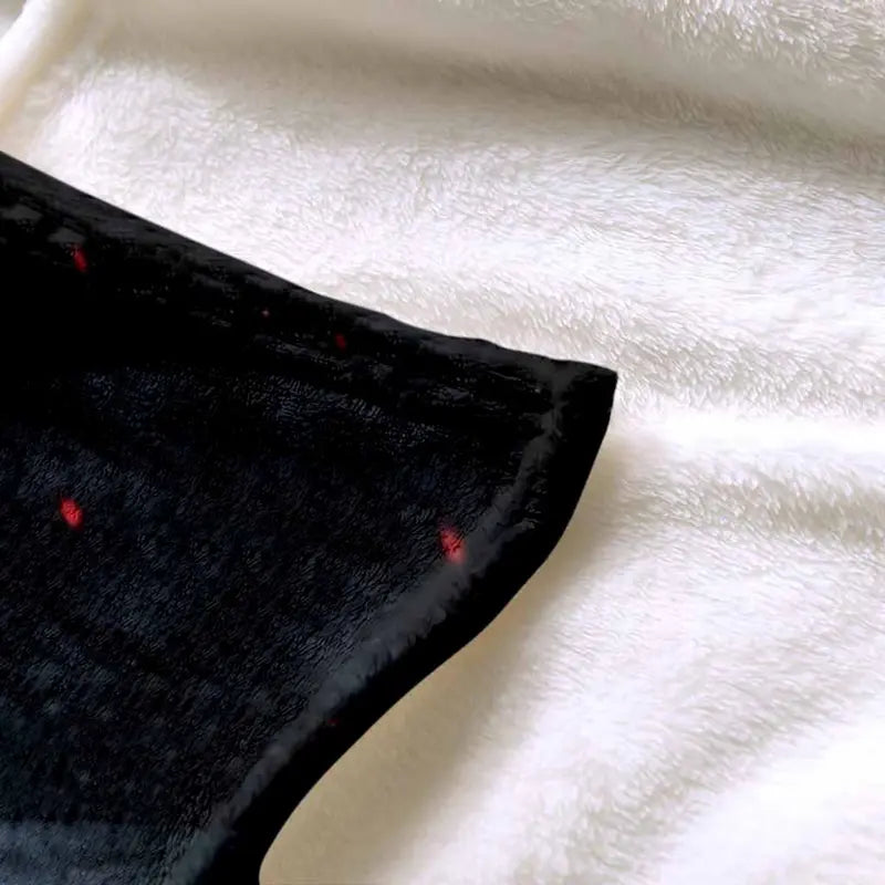 Shadow Ninja Flannel Throw Blanket Red Eye Warrior - image 6