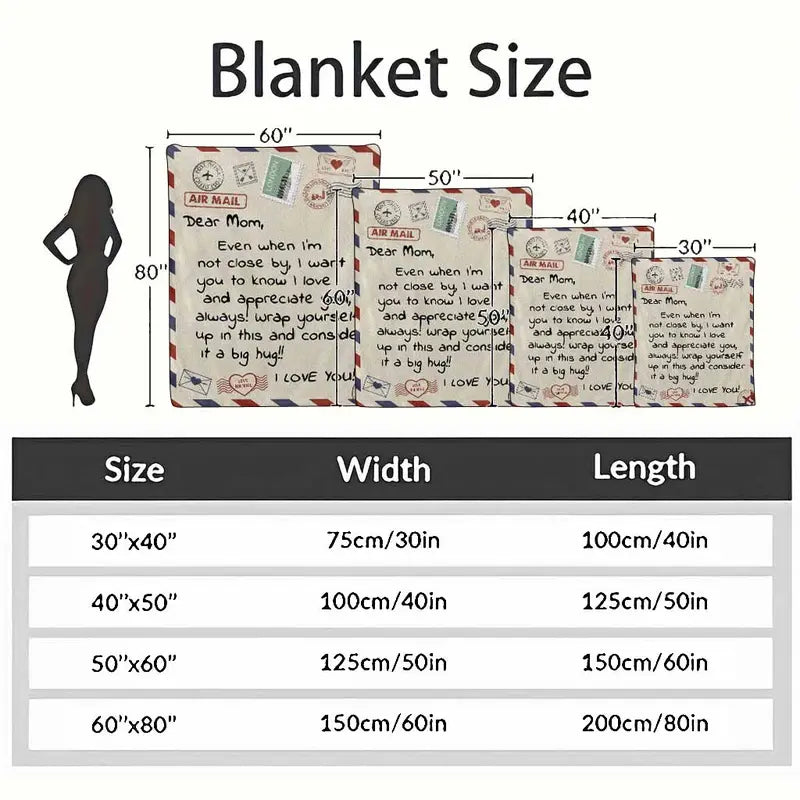 Mom's Flannel Blanket - Wrinkle-Resistant Throw (Textiles) - image 4