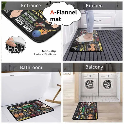 Friends TV Show Themed Rug - Central Perk Print and Quotes | Soft Non-Slip Polyester Carpet for Living Room and Bedroom - image 3