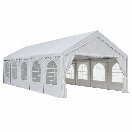 White Outdoor Event Canopy Tent PVC 10m x 5m