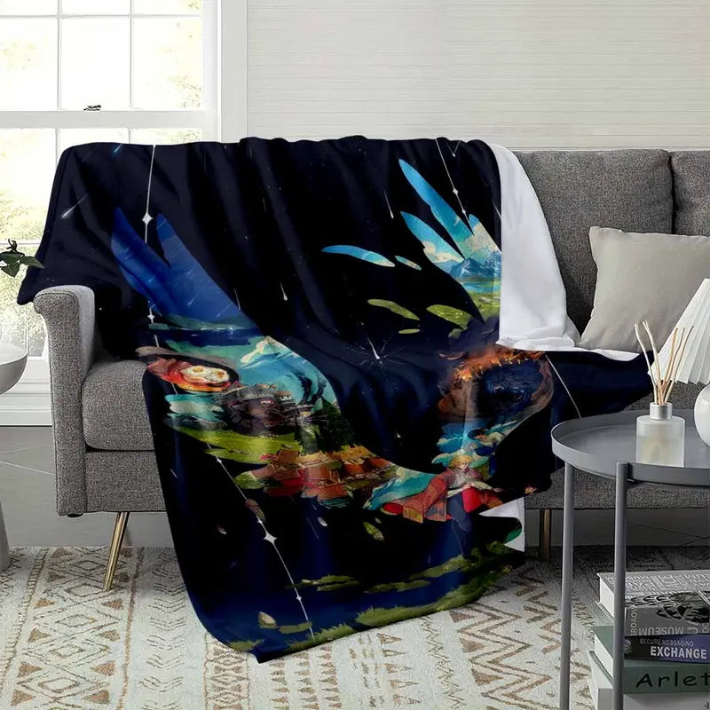 Fantasy Dreamscape Flannel Blanket Soft Throw - image 9