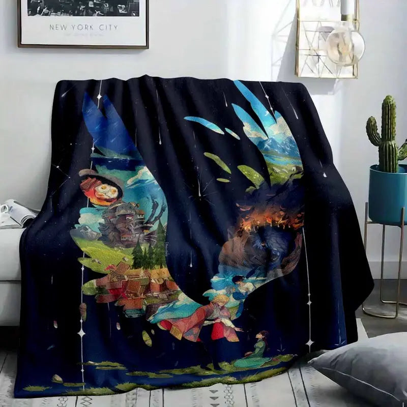 Fantasy Dreamscape Flannel Blanket Soft Throw - image 8