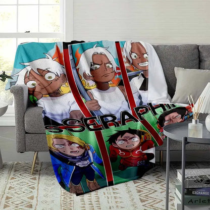Anime Figure Flannel Throw Blanket, Soft, Multiple Sizes - image 3