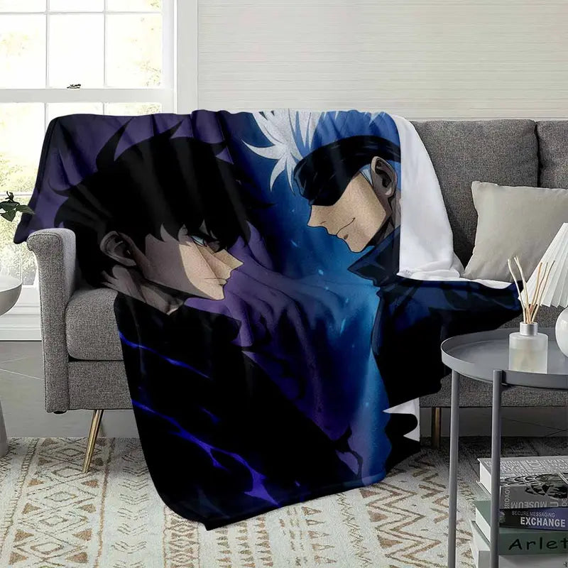 Anime Aesthetic Flannel Blanket, Soft Throw - image 3