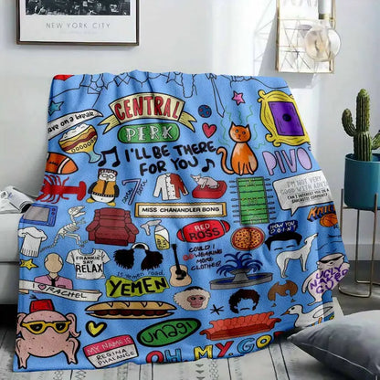 Friends Central Perk Flannel Throw Blanket - image 2