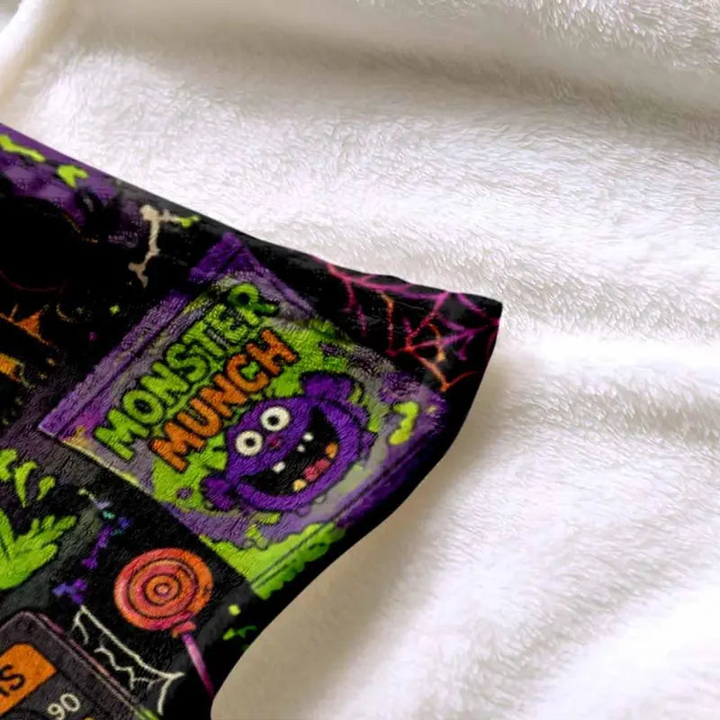 90s Ghoul Flannel Blanket - 30×40 Inch Flannel Throw - image 6