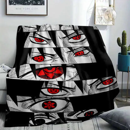 Sasuke Sharingan Eyes Flannel Blanket - image 2