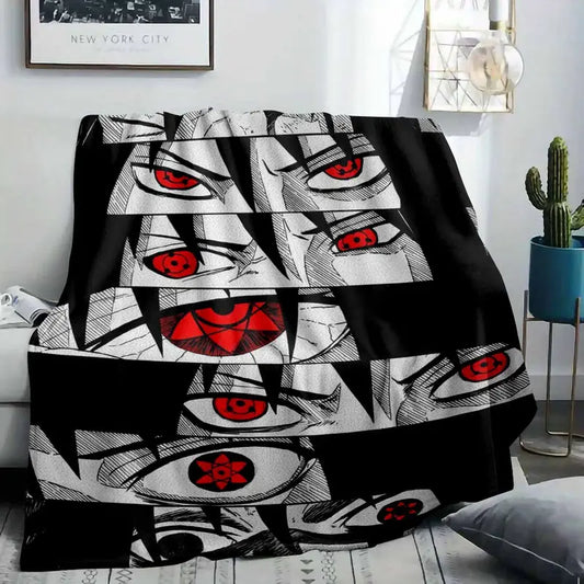 Sasuke Sharingan Eyes Flannel Blanket - image 2