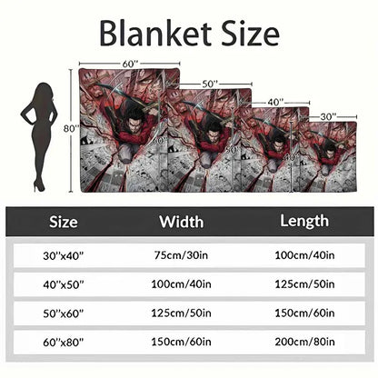 Anime & Manga Swordsman Flannel Blanket: UltraSoft - image 4