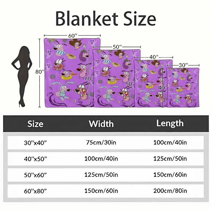 Cartoon Character Flannel Blanket 40x50 Inch for Kids - image 4
