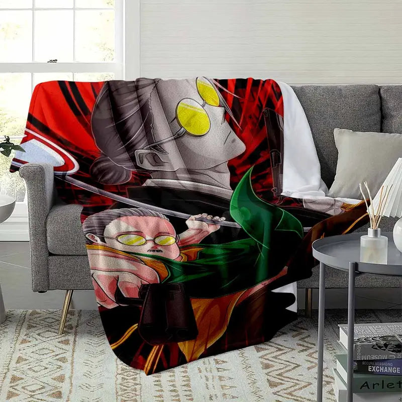 Anime Manga Printed Flannel Blanket 60x80in - Soft, Breathable Throw for Adults - image 9