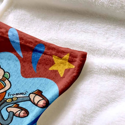 Cartoon Pirate Crew Flannel Blanket 30x40Inch Soft Warm Lightweight Bedroom Decor - image 6