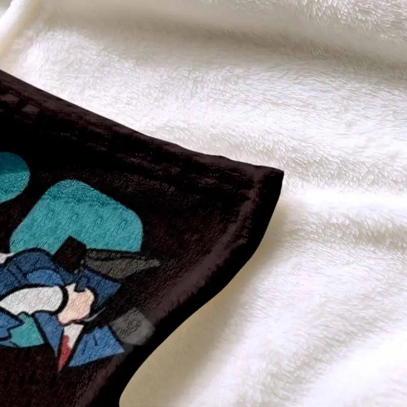 No Rush Chibi Anime Style Flannel Blanket Soft Lightweight Throw - image 12