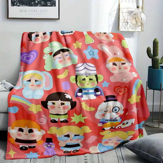 Powerpuff Girls Flannel Fleece Blanket Soft Lightweight - image 2
