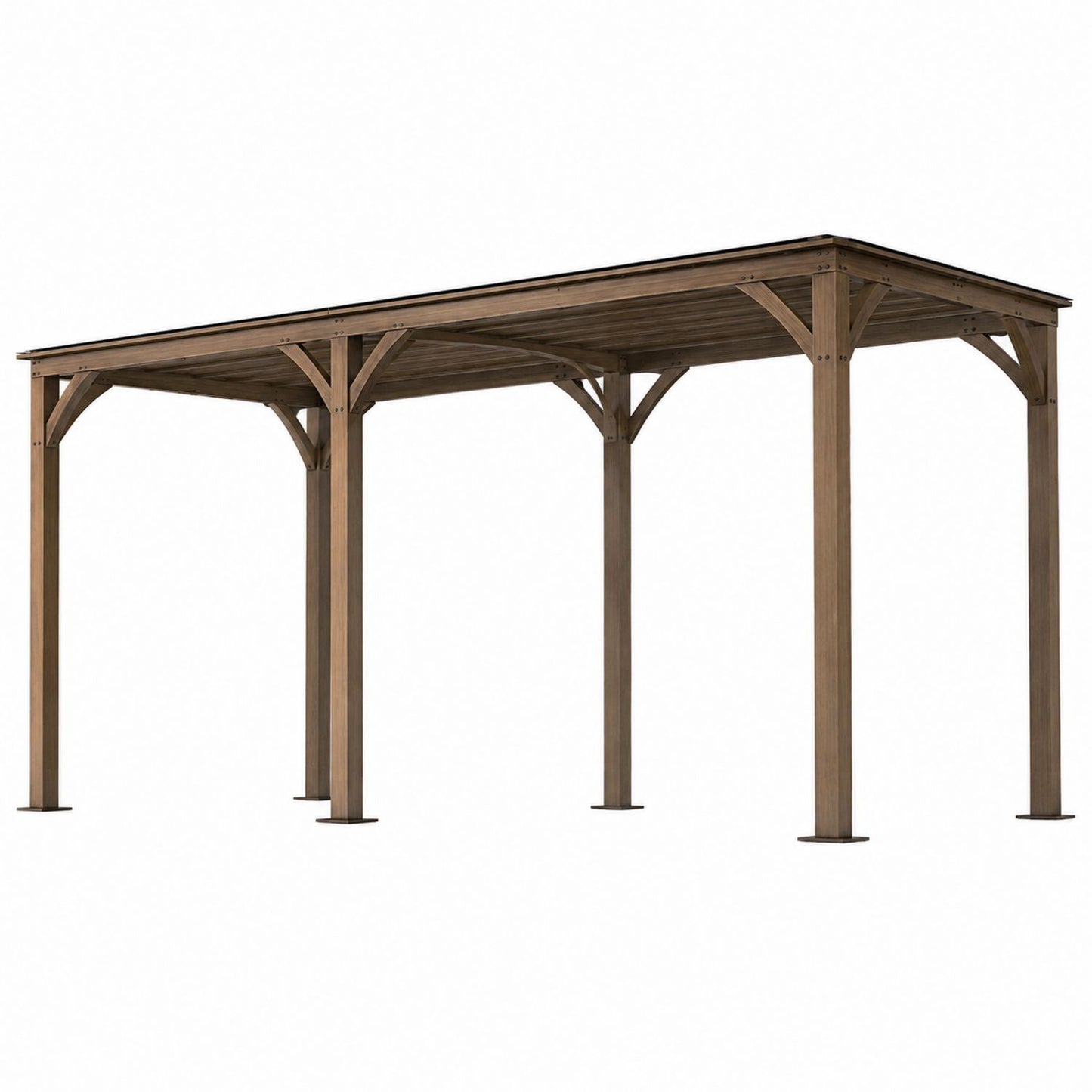 Rectangular Pine Pergola 12ft x 10ft
