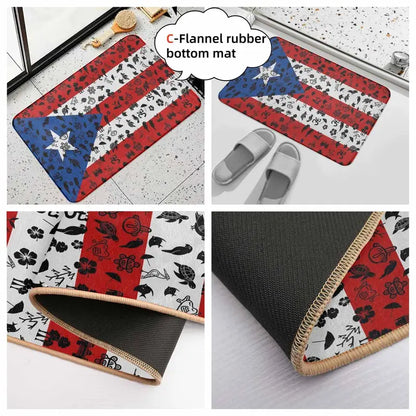 Puerto Rico Flag Area Rug Tropical Island Vibes Mat - image 11
