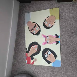 Burgers Belcher Family Floor Mat Flannel 60x40cm - image 11