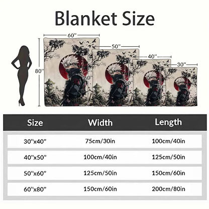 Kakashi Hatake Flannel Blanket Soft Warm Lightweight Indoor Throw - image 11