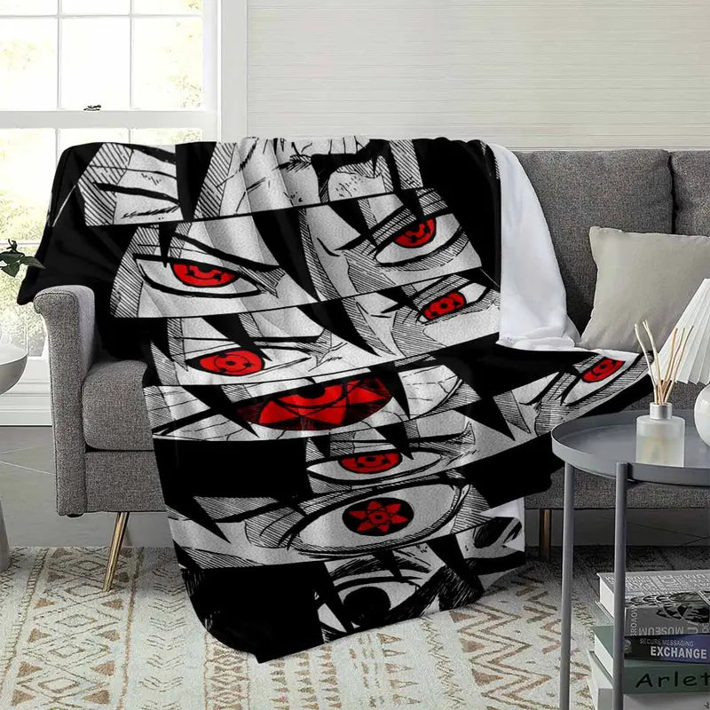 Sasuke Sharingan Eyes Flannel Blanket - image 3