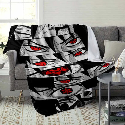 Sasuke Sharingan Eyes Flannel Blanket - image 3