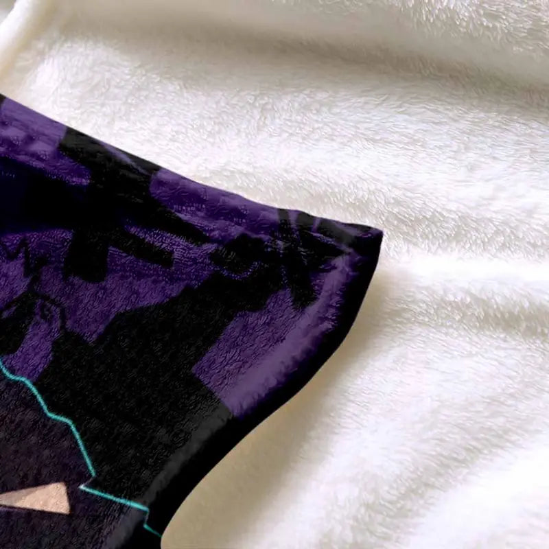 Mystic White Haired Sorcerer Flannel Blanket - Soft Plush Anime Throw, Multi-Size Textile - image 6