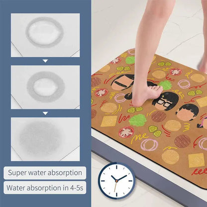 Burgers Belcher Family Floor Mat Flannel 60x40cm - image 6