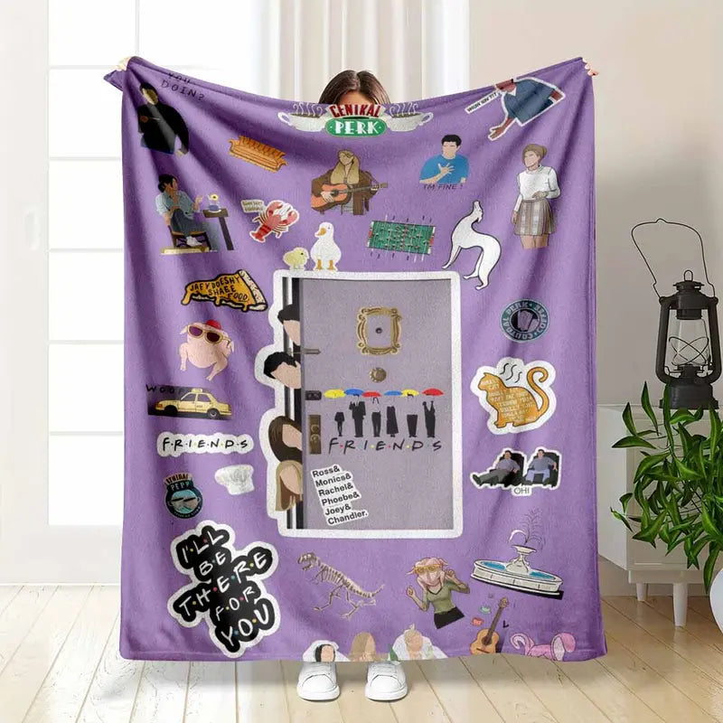 Friends Inspired Flannel Throw Blanket - Soft Cozy - image 7