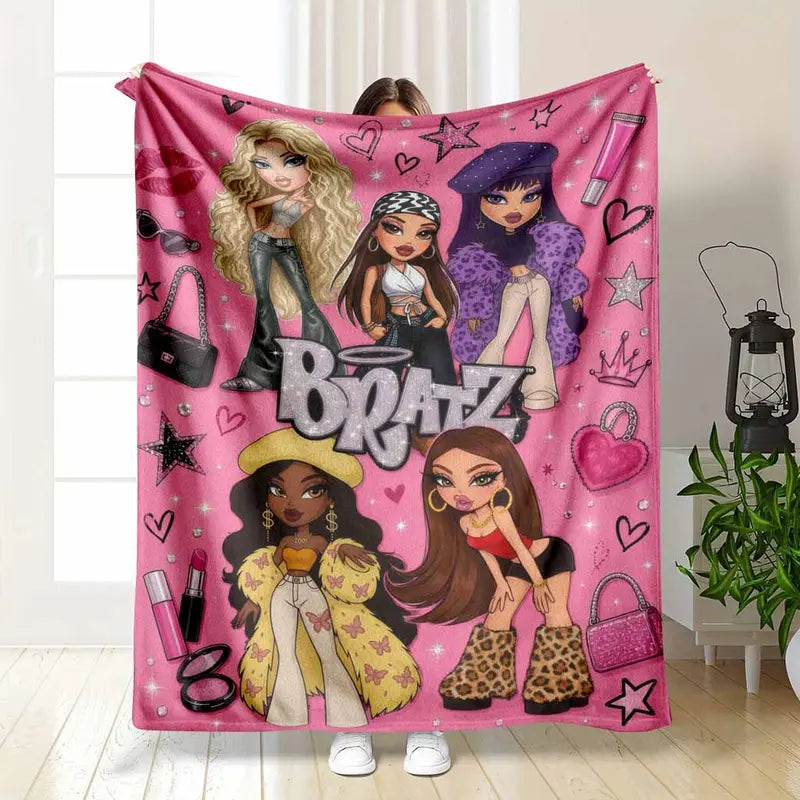 Dolls Art Y2K Floor Mat Flannel Non-Slip Washable Rug