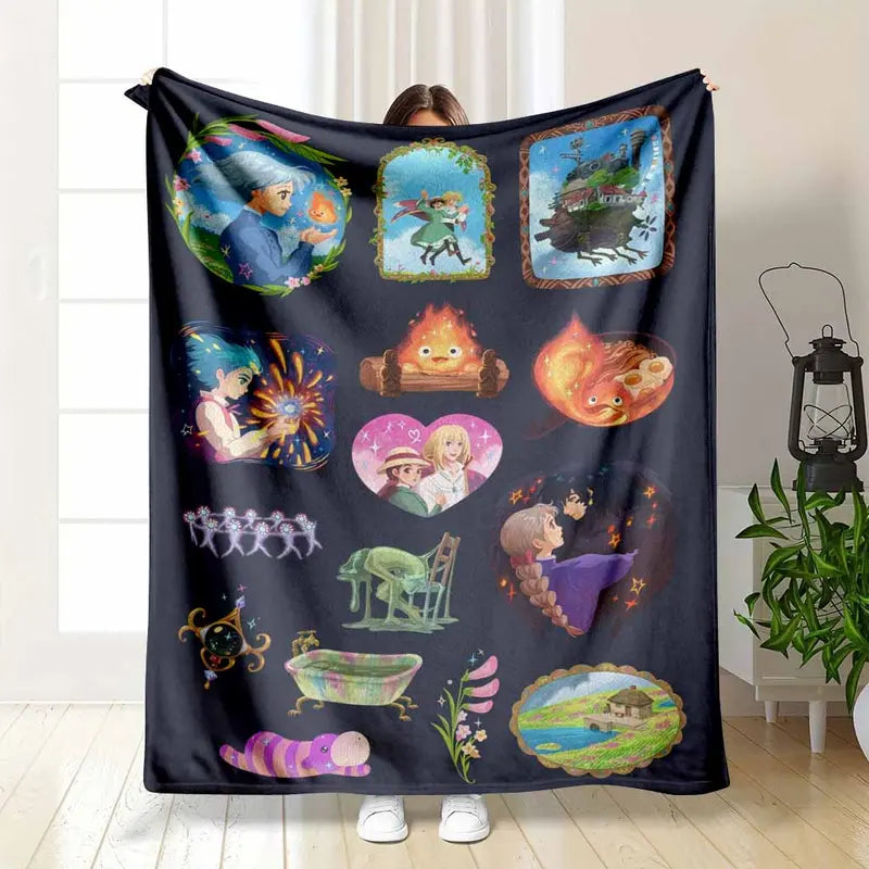 Anime Fantasy Flannel Blanket - Ultra Soft Plush Throw