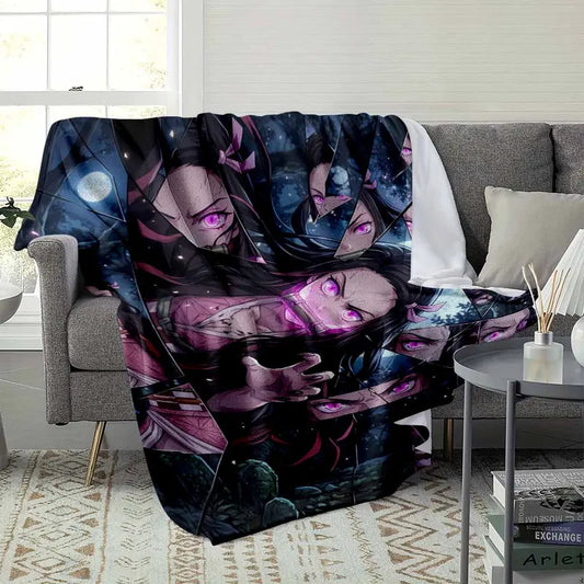 Anime Character Flannel Fleece Throw Blanket - image 3