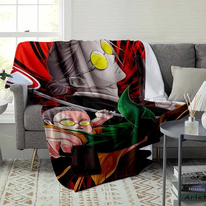 Anime Manga Printed Flannel Blanket 60x80in - Soft, Breathable Throw for Adults - image 3