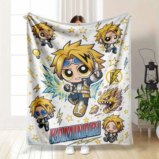 Anime Hero Flannel Blanket Plush Microfiber Throw 60x80