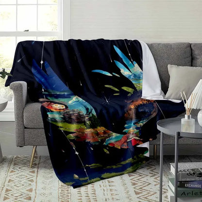 Fantasy Dreamscape Flannel Blanket Soft Throw - image 3