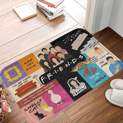 Friends Sitcom Area Rug Soft Flannel & Diatomaceous Earth Mat with Anti-Slip Backing - image 10