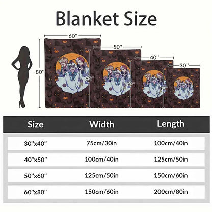 Anime Halloween Flannel Blanket - Ultra Soft Plush Throw - image 10