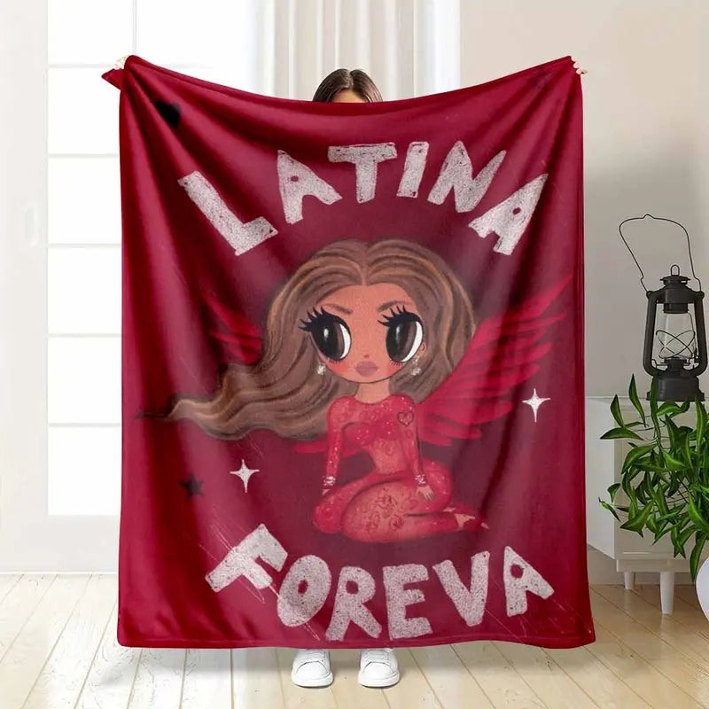 Latina Angel Flannel Fleece Throw Blanket 60x80in XL for Adults - image 7