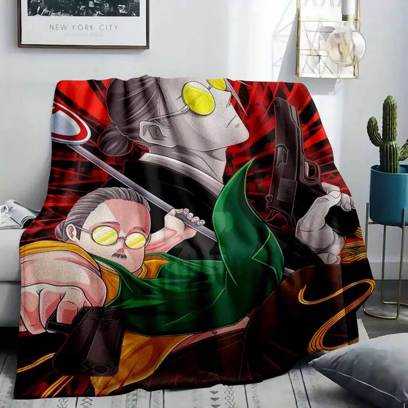 Anime Manga Printed Flannel Blanket 60x80in - Soft, Breathable Throw for Adults - image 2
