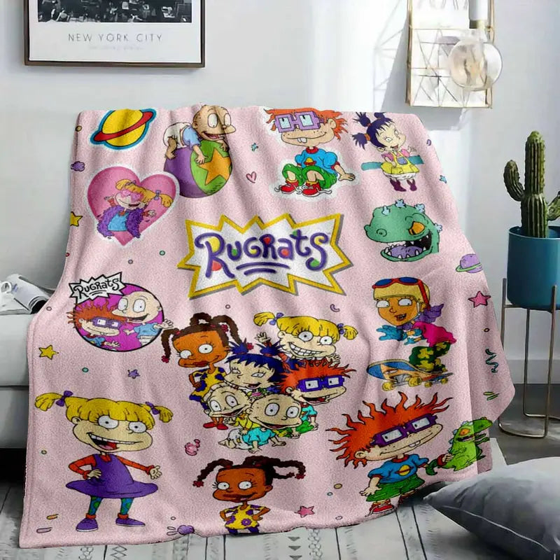 Friends Theme Flannel Throw Blanket, Soft Warm Lightweight Flannel in Multiple Sizes - image 2