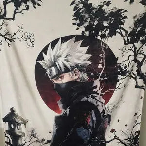 Kakashi Hatake Flannel Blanket Soft Warm Lightweight Indoor Throw - image 6