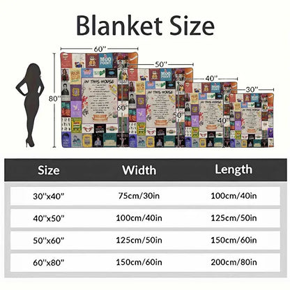 Friends Themed Flannel Blanket - Soft Anti-Pilling Throw - image 4